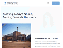 Tablet Screenshot of barrycountyrecovery.com